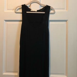 Malloy Black and White Maxi Dress